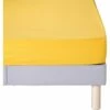 CALANQUES - Drap Housse En Coton - Jaune Genet 140x200cm B25cm -chambre à coucher Soldes Drap housse CALANQUES 27100165 F 1