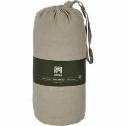 VENCE - Drap Housse En Lin Lavé - Beige 140x200cm B28cm -chambre à coucher Soldes Drap housse VENCE 27363652 D 1