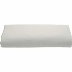 SATINE - Drap Plat En Satin Lavé 270x300cm - Vert Opaline