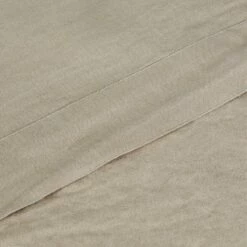 VENCE - Drap Plat En Lin Lavé 270x300cm - Beige -chambre à coucher Soldes Drap plat VENCE 27363492 Z 1