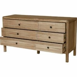 GAIA - Commode 6 Tiroirs En Acacia 10 GAIA - Commode 6 Tiroirs En Acacia -chambre à coucher Soldes GAIA 25882902 B 2