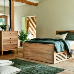 GAIA - Commode 4 Tiroirs En Acacia -chambre à coucher Soldes GAIA COMMODE 4T GAIA 25882926 A 1