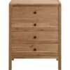 GAIA - Commode 4 Tiroirs En Acacia -chambre à coucher Soldes GAIA COMMODE 4T GAIA 25882926 F 1