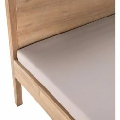 GAIA - Lit 2 Places Avec Tête De Lit En Acacia - Bois Clair 160x200cm -chambre à coucher Soldes GAIA LIT 160X200CM GAIA 25882988 Z 1