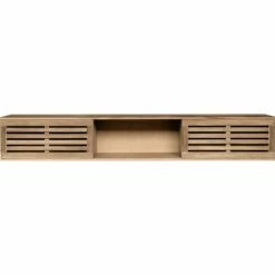 GAIA - Niches De Rangement En Acacia Massif Pour Lit Gaia - Bois Clair