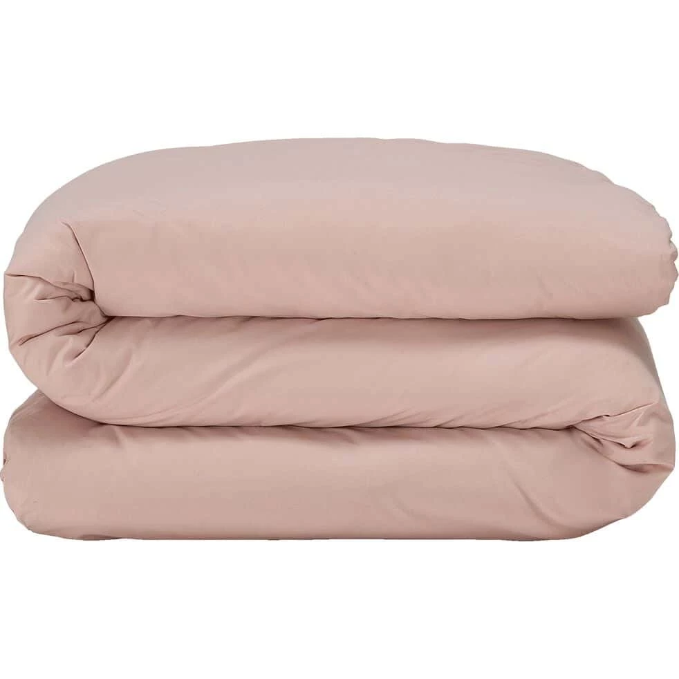 CALANQUES - Linge De Lit Uni En Coton - Rose Rosa 4 CALANQUES - Linge De Lit Uni En Coton - Rose Rosa – Image 2