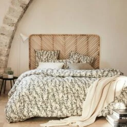 ROMARIN - Housse De Couette En Percale De Coton - Motifs Romarin 240x220cm -chambre à coucher Soldes HOUSSE DE COUETTE ROMARIN 27326756 A 1