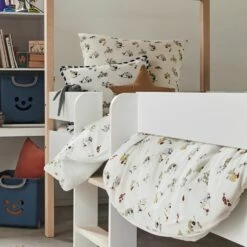 FRIPONS - Housse De Couette Enfant 140x200cm Et 1 Taie D'oreiller 65x65cm En Coton - Motifs Ludiques 15 FRIPONS - Housse De Couette Enfant 140x200cm Et 1 Taie D'oreiller 65x65cm En Coton - Motifs Ludiques -chambre à coucher Soldes Housse de couette 1 taie FRIPONS 27551080 A 1