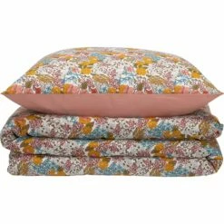 BUTINE - Housse De Couette Enfant 140x200cm Et 1 Taie D'oreiller 65x65cm En Coton - Motifs Butine Jour -chambre à coucher Soldes Housse de couette 140X200 1 TO 65 Butine 27412527 F 1