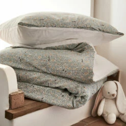 SAULETTE - Housse De Couette Enfant 140x200cm Et 1 Taie D'oreiller 65x65cm En Coton - Motifs Coccinelles -chambre à coucher Soldes Housse de couette 140X200 1 TO 65 SAULETTE 27412503 A 1