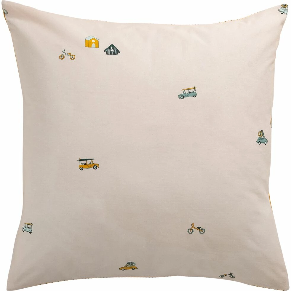 EN ROUTE - Housse De Couette Enfant 140x200cm Et 1 Taie D'oreiller 65x65cm En Coton - Motifs Fantaisie 5 EN ROUTE - Housse De Couette Enfant 140x200cm Et 1 Taie D'oreiller 65x65cm En Coton - Motifs Fantaisie – Image 3