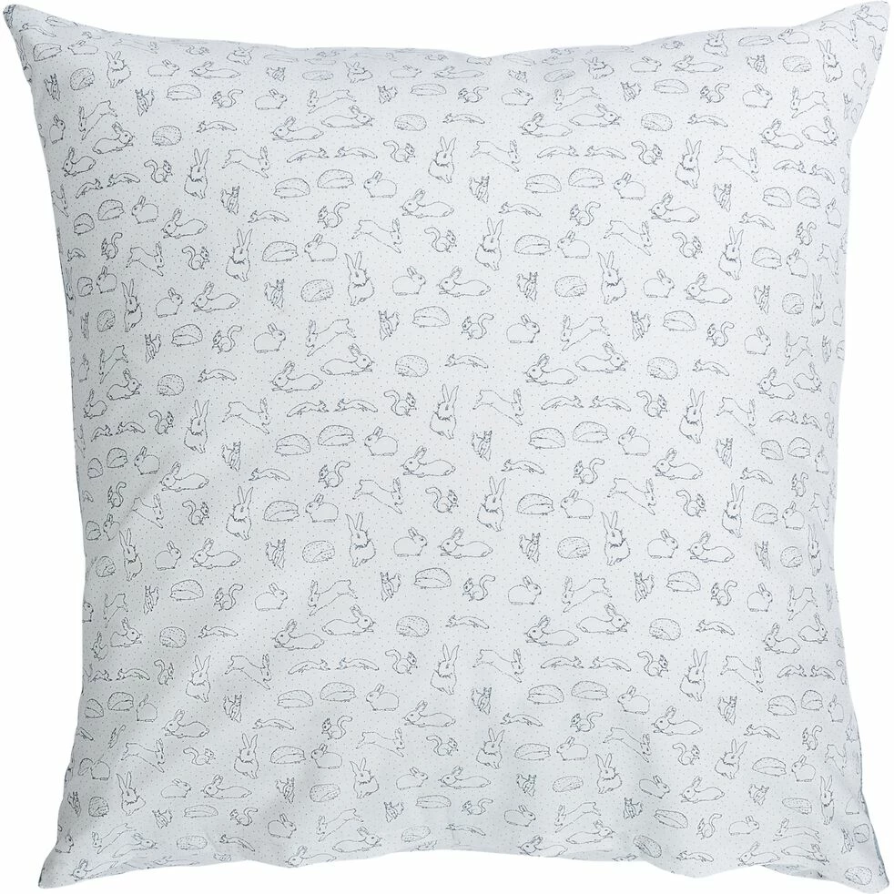 BESTIAIRE - Housse De Couette Enfant 140x200cm Et 1 Taie D'oreiller 63x63cm En Coton - Motifs Bestiaire 6 BESTIAIRE - Housse De Couette Enfant 140x200cm Et 1 Taie D'oreiller 63x63cm En Coton - Motifs Bestiaire – Image 4