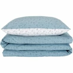 BESTIAIRE - Housse De Couette Enfant 140x200cm Et 1 Taie D'oreiller 63x63cm En Coton - Motifs Bestiaire