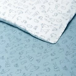 BESTIAIRE - Housse De Couette Enfant 140x200cm Et 1 Taie D'oreiller 63x63cm En Coton - Motifs Bestiaire 14 BESTIAIRE - Housse De Couette Enfant 140x200cm Et 1 Taie D'oreiller 63x63cm En Coton - Motifs Bestiaire -chambre à coucher Soldes Housse de couette 140x200 1 taie 63x63 Bestiaire 27128466 Z 1