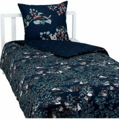 BOSQUET - Housse De Couette Enfant 140x200cm Et 1 Taie D'oreiller 63x63cm - Motifs Bosquet Nuit -chambre à coucher Soldes Housse de couette 140x200 1 taie 63x63 Bosquet 27128282 G 1