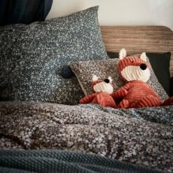 SIGEAN - Housse De Couette Enfant 140x200cm Et 1 Taie D'oreiller 63x63cm - Motifs Sigean Nuit -chambre à coucher Soldes Housse de couette 140x200 1 taie 63x63 Sigean 27128329 A 1