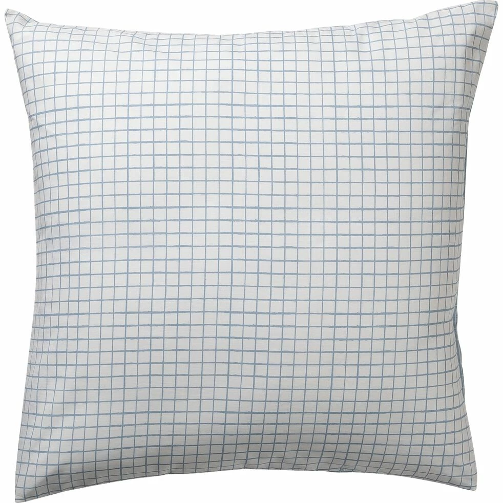 ECOLIER - Housse De Couette Enfant 140x200cm Et 1 Taie D'oreiller 65x65cm En Coton - Motifs Carreaux 4 ECOLIER - Housse De Couette Enfant 140x200cm Et 1 Taie D'oreiller 65x65cm En Coton - Motifs Carreaux – Image 2