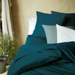 CALANQUES - Housse De Couette En Coton - Bleu Figuerolles 240x220cm -chambre à coucher Soldes Housse de couette 240x220 CALANQUES 26738260 A 1