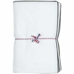 BONSON - Housse De Couette En Percale De Coton - Blanc 260x240cm -chambre à coucher Soldes Housse de couette BONSON 27483992 D 1