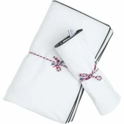 BONSON - Housse De Couette En Percale De Coton - Blanc 260x240cm -chambre à coucher Soldes Housse de couette BONSON 27483992 D 3