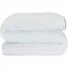 BONSON - Housse De Couette En Percale De Coton - Blanc 260x240cm 2 BONSON - Housse De Couette En Percale De Coton - Blanc 260x240cm -chambre à coucher Soldes Housse de couette BONSON 27483992 F 1