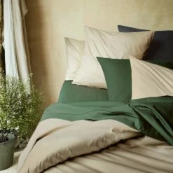 CALANQUES - Housse De Couette En Coton - Beige Alpilles 240x220cm -chambre à coucher Soldes Housse de couette CALANQUES 27100622 A 1