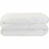 EZIO - Housse De Couette En Percale De Coton Liseré Tressé Beige Alpilles - Blanc 260x240cm -chambre à coucher Soldes Housse de couette EZIO 27446300 F 1