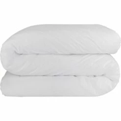 FLORE - Housse De Couette En Percale De Coton - Blanc 240x220cm -chambre à coucher Soldes Housse de couette FLORE 26738543 F 1