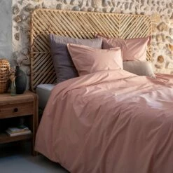 FLORE - Housse De Couette En Percale De Coton - Rose Salina 260x240cm -chambre à coucher Soldes Housse de couette FLORE 27389645 A 1
