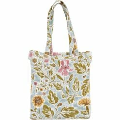 SOULEOU - Housse De Couette En Coton Lavé Motif Floral - Bleu 240x220cm -chambre à coucher Soldes Housse de couette SOULEOU 27462027 D 1