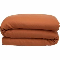 VENCE - Housse De Couette En Lin Lavé - Marron Rustrel 240x220cm