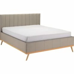 LUNA - Lit-coffre 2 Places Recouvert De Tissu - Beige 140x200cm 7 LUNA - Lit-coffre 2 Places Recouvert De Tissu - Beige 140x200cm -chambre à coucher Soldes LIT COFFRE LUNA 27368480 B 1