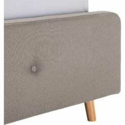 THAU - Lit 2 Places En Tissu Capitonné 160x200cm - Gris 9 THAU - Lit 2 Places En Tissu Capitonné 160x200cm - Gris -chambre à coucher Soldes LIT THAU 27144596 Z 1