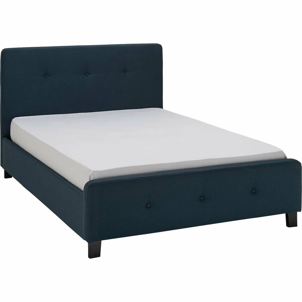 THAU - Lit-coffre 2 Places En Tissu - Bleu Figuerolles 140x200cm 4 THAU - Lit-coffre 2 Places En Tissu - Bleu Figuerolles 140x200cm – Image 2