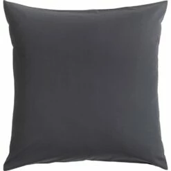 CALANQUES - Linge De Lit Uni En Coton - Gris Ardoise