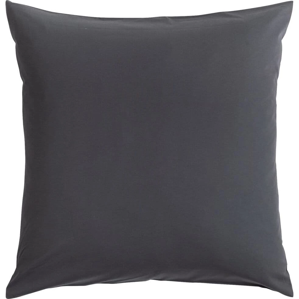 CALANQUES - Linge De Lit Uni En Coton - Gris Ardoise 3 CALANQUES - Linge De Lit Uni En Coton - Gris Ardoise