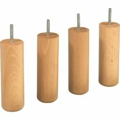 PACK - Pieds De Sommier Naturels H20 Cm - Jeu De 4