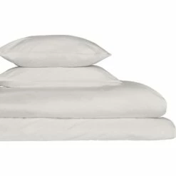 CALANQUES - Lot De 2 Taies D'oreiller En Coton - Blanc Capelan 50x70cm -chambre à coucher Soldes LOT DE 2 TAIES D 39 OREILLER CALANQUES 26437309 D 2