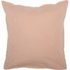 FLORE - Lot De 2 Taies D'oreiller En Percale De Coton - Rose Salina 65x65cm -chambre à coucher Soldes LOT DE 2 TAIES FLORE 27389720 F 1