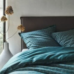 SOUN - Lot De 2 Taies D'oreiller En Satin De Coton - Motifs Jasmin 63x63cm -chambre à coucher Soldes LOT DE 2 TAIES SOUN 26479347 A 1