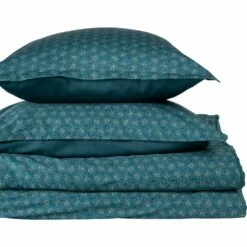 SOUN - Lot De 2 Taies D'oreiller En Satin De Coton - Motifs Jasmin 63x63cm -chambre à coucher Soldes LOT DE 2 TAIES SOUN 26479347 D 2