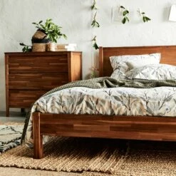 THAO - Lit 2 Places Avec Tête De Lit En Acacia Massif - 160x200cm 10 THAO - Lit 2 Places Avec Tête De Lit En Acacia Massif - 160x200cm -chambre à coucher Soldes Lit 160x200cm THAO 26528908 A 1