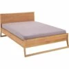 BRUNA - Lit 2 Places En Plaqué Chêne - 140x200cm 1 BRUNA - Lit 2 Places En Plaqué Chêne - 140x200cm -chambre à coucher Soldes Lit BRUNA 26951683 F 1