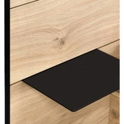 GASPARD - Lit 2 Places Bois Et Métal Noir Avec Tête De Lit/chevet - 160x200cm 9 GASPARD - Lit 2 Places Bois Et Métal Noir Avec Tête De Lit/chevet - 160x200cm -chambre à coucher Soldes Lit GASPARD 26823089 Z 1