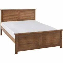 OLIVE - Lit 2 Places Avec Tête De Lit En Pin Massif 160x200cm - Bois Foncé 10 OLIVE - Lit 2 Places Avec Tête De Lit En Pin Massif 160x200cm - Bois Foncé -chambre à coucher Soldes Lit OLIVE 27594544 B 1