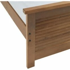 OLIVE - Lit 2 Places Avec Tête De Lit En Pin Massif 160x200cm - Bois Foncé 11 OLIVE - Lit 2 Places Avec Tête De Lit En Pin Massif 160x200cm - Bois Foncé -chambre à coucher Soldes Lit OLIVE 27594544 Z 1