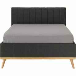 LUNA - Lit-coffre 2 Places Recouvert De Tissu - Gris 140x200cm 11 LUNA - Lit-coffre 2 Places Recouvert De Tissu - Gris 140x200cm -chambre à coucher Soldes Lit coffre 140x200cm LUNA 26769288 B 1