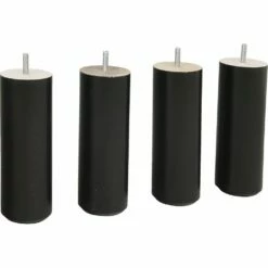PACK - Pieds De Sommier Noirs H20 Cm - Jeu De 4