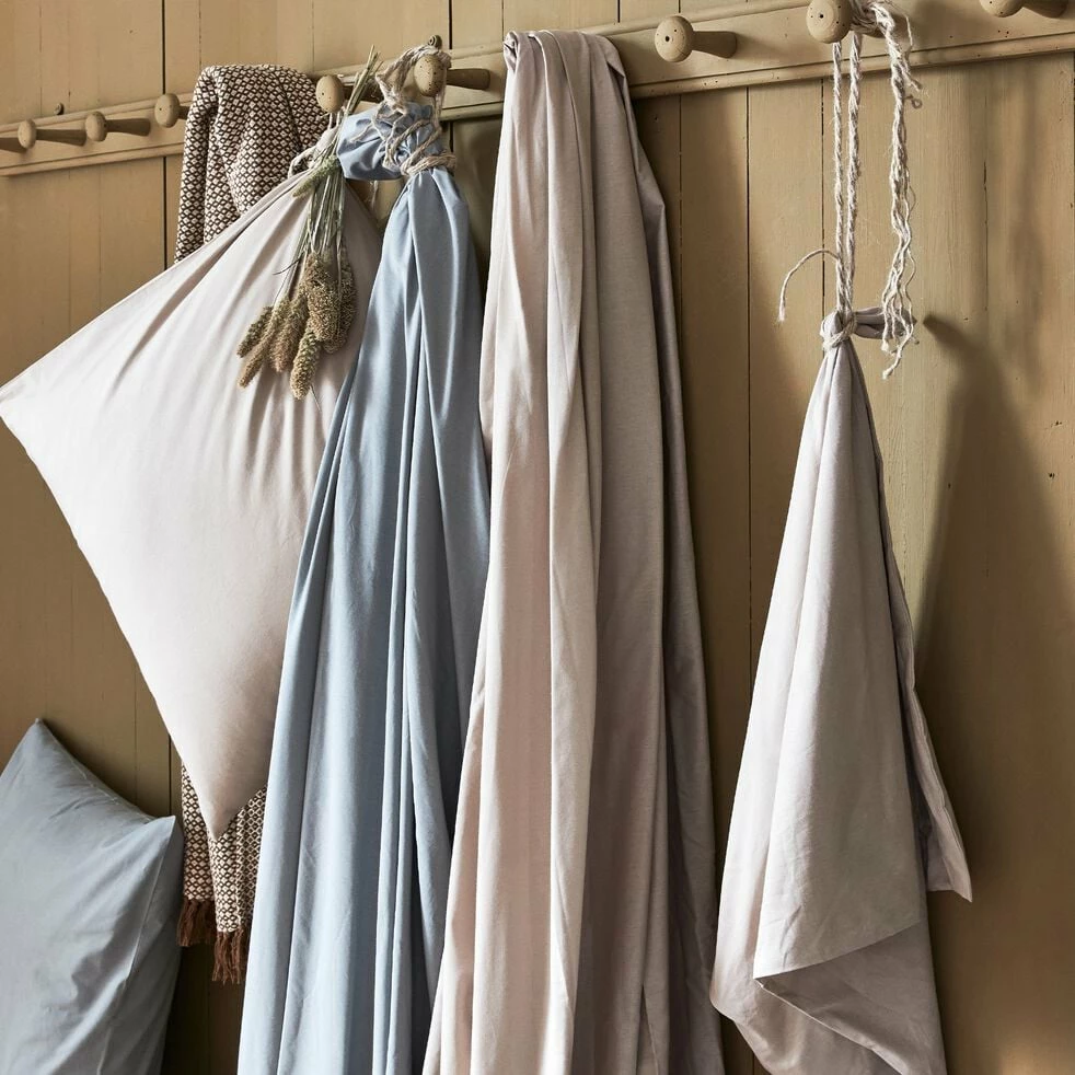 CALANQUES - Lot De 2 Taies D'oreiller En Coton - Beige Alpilles 50x70cm 5 CALANQUES - Lot De 2 Taies D'oreiller En Coton - Beige Alpilles 50x70cm – Image 3