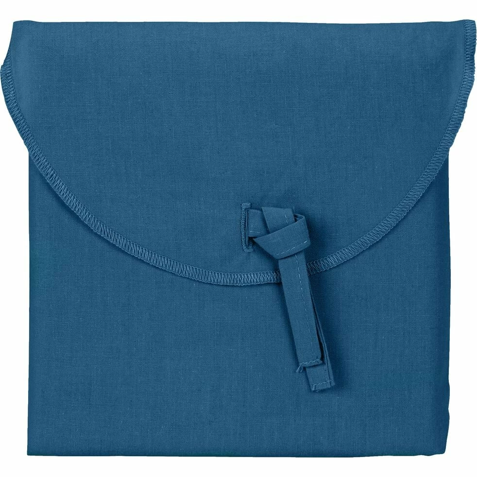 CALANQUES - Lot De 2 Taies D'oreiller En Coton - Bleu Figuerolles 65x65cm 4 CALANQUES - Lot De 2 Taies D'oreiller En Coton - Bleu Figuerolles 65x65cm – Image 2